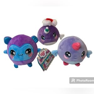 Set of 3 Squeezamals